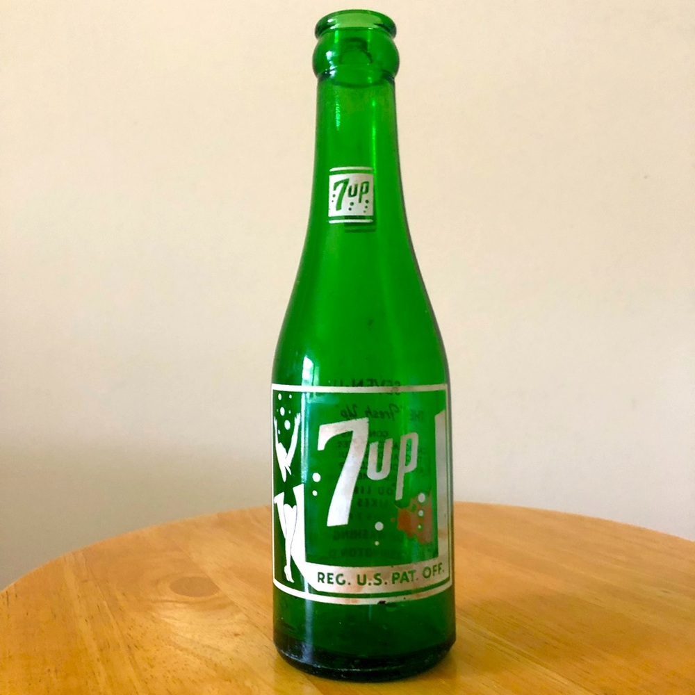 Vintage 7-up bottle